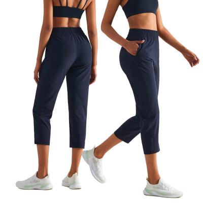 China Hot Selling Sweat-Wicking Lightweight Fabric With Nice New Color Fitness Wear Workout Gym Wear Women's Yoga Pants With Pockets for sale