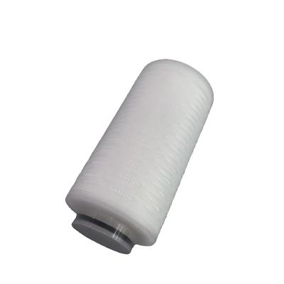 China Hotels High Flow Rate 131mm PP Pleated Filter Cartridge For Water Treatment for sale