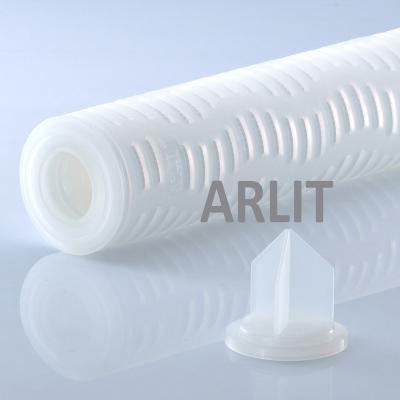 China Hydrophobic Grade Filtration 0.2um PTFE Membrane Sterilization Filter Element For Compressed Air Filters for sale