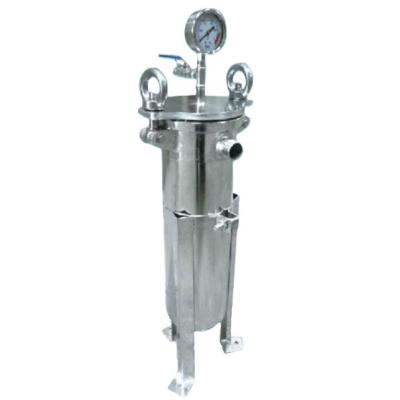 China Hotels Stainless Steel Bag Filters For Heavy Duty Applications Economical Side Inlet Bag Filter Housing for sale