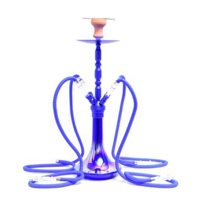 China New Design Eco-friendly Glass Hookah Art Glass Shisha Hookahs Four-hose Fashion Shisha Hookah for sale