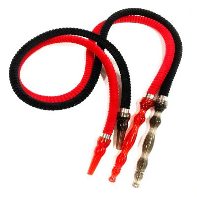 China Washable Smooking Shisha Hookah Hose Soft Textile Covering Durable Shisha Hose for sale