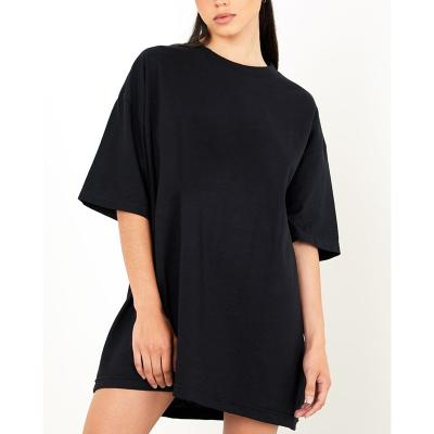 China Anti-pilling Sell A Large Number Of Custom Casual Summer Style Women's T-shirt Dress for sale