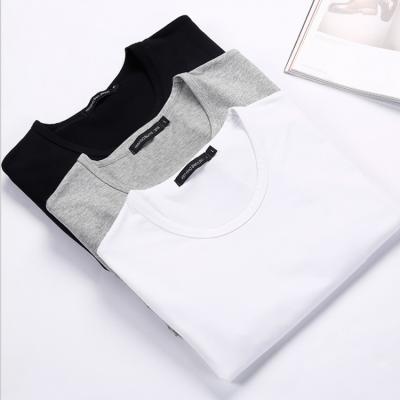 China Anti-pilling Custom Printed 180Gsm Cotton T-shirt Dress White T-shirt Dress Blank T-shirt Dress for sale