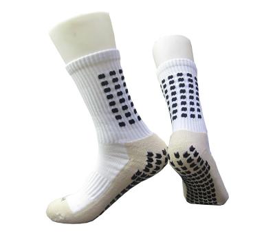 China Antibacterial white cotton lace striped cheap sublimation tube shoe with soccer ball sock for sale