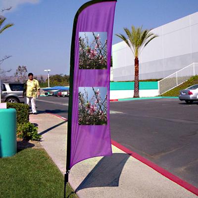 China Wholesale FLYING Outdoor Custom Printing Polyester Flag Teardrop Feather Banner for sale