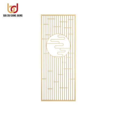 China Environmental Protection 304 316 316L Stainless Steel Restaurant Divides Wall Partition Modern Room Divider for sale