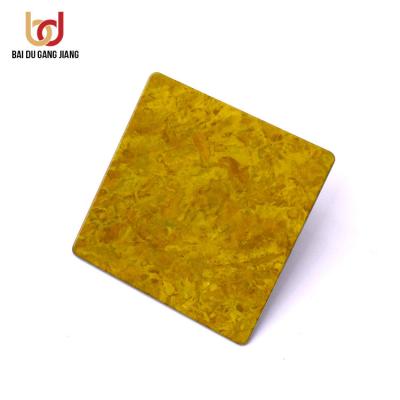 China Elevator /Architectural/Interior Decorations High Grade Antique Brass Stainless Steel Plate Cheap 304 Stainless Steel Sheet for sale