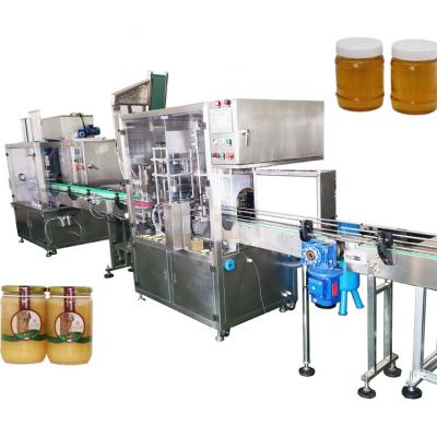 China Touch Screen Automatic Honey Filling Machine with 2 Nozzles for sale