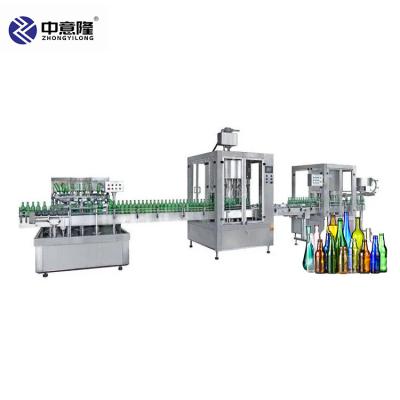 China Food Beer Soda Water And Soft Drink Capping Bottling Cupping Glass Bottle Filling Machine for sale