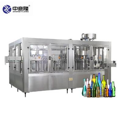 China Carbonated Food Drink Bottles Essential Oil Dropper Glass Bottle Filling Machine for sale