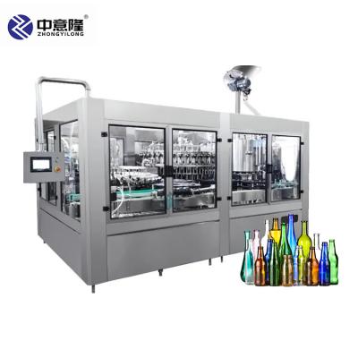 China Food Vial Capping Automatic Washing And Small Fill Glass Bottle Filling Machine for sale