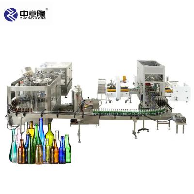 China Food Liquid For Pharmaceuticals Juice Glass Bottle Filling Price Line Machine for sale