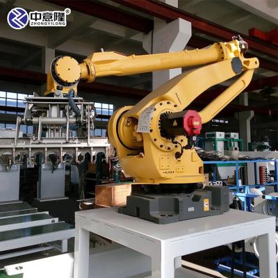 China High Speed ​​Automatic Single Column Robot Case Palletizer Machine In Line And Single Column Product Robot Palletizer for sale