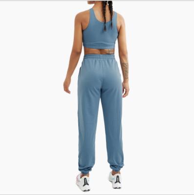 China Wholesale Fashion Breathable High Quality Yoga Cotton Wholesale Woman 100% Active Wear Cargo Pants Sets for sale