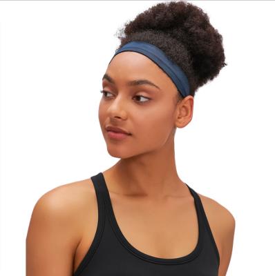 China 2021 Universal High New Design Fitness Sports Head Band Elastic Classic Seamless Headband for sale