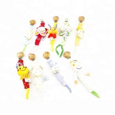 China Cheap BPA Free Baby Pacifier Clips, Free Shipping Wooden Baby Pacifier Clip, High Quality Craft Baby Bead Wooden Pacifier Clips for sale