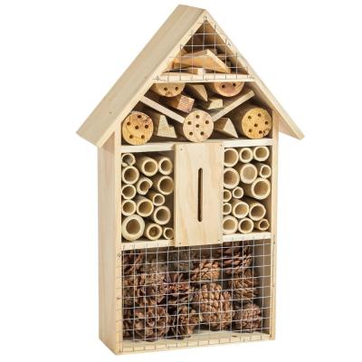 China Viable Wooden Insect Making House Toy, Hot Sale Nautral Insect Hotel, New Top Insect Shelter Box For Garden for sale