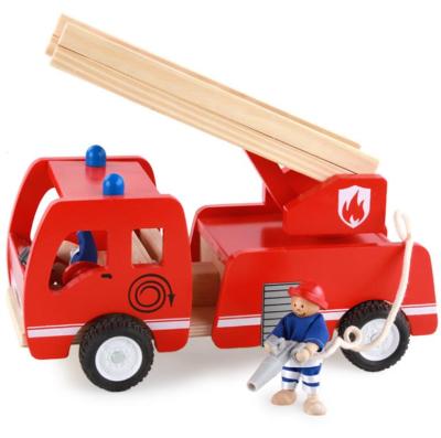 China 2020 Fire Truck Top Wooden Station Toys SWT- 0039 for sale