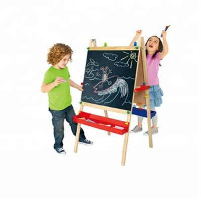 China Small Children Wooden Easel Chalk Blackboard SWT-0051 for sale