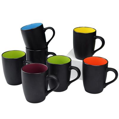 China Large Attack Viable Party Wholesale Juicy Capacity Ceramic Coffee Custom Logo Ceramic Cup for sale