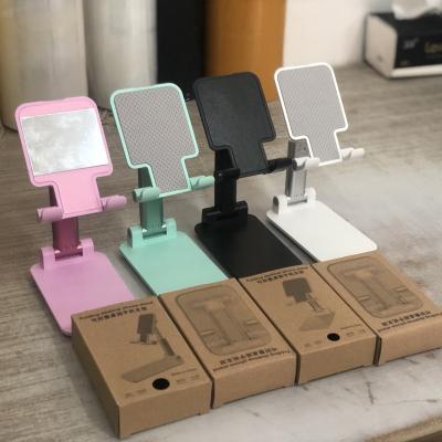 China Adjustable Popular Daily Convenient Foldable Non-slip Adjustment Brackets Mobile Cell Phone Holders Phone Stand for sale