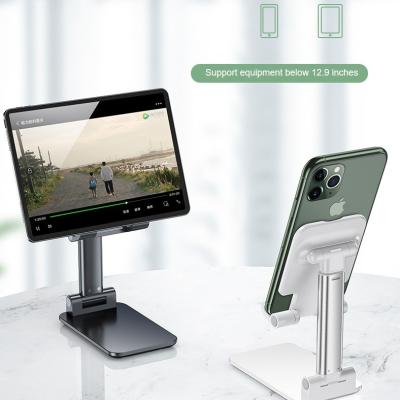 China A Adjustable Folding Phone Holder Hand Control Universal Lazy Standing Foldable Phone Stand Desk Mount Adjustable Phone Holder for sale