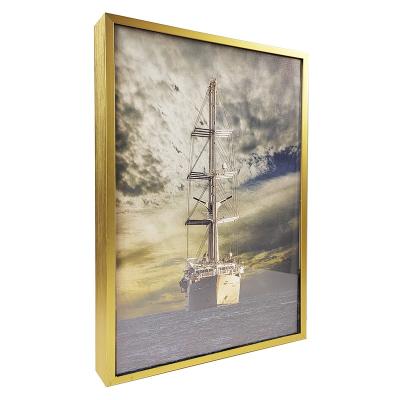 China Luxury Aluminum Framed Antique Picture Frames Contemporary Home Decor A3 Home Living Room Picture Ultrasound Picture Frames For Home for sale