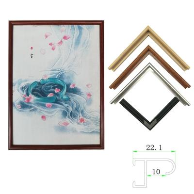 China Modern Aluminum Wall Picture Frame Picture Frame Strip Ledge Home Decor Article Wall Art Home Decor Aluminum Alloy Frame for sale