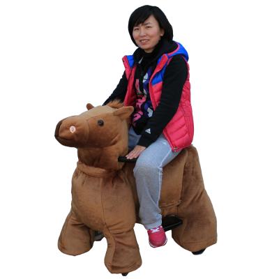 China Ride On Toy Children Plush Kids Rides Electronic Mechanical Riding Horse For Sale for sale