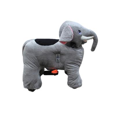 China Ride On Toy Kids Elephant Rider Coin Operated Animal Electric Four Wheel Car for sale