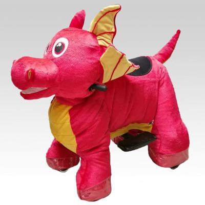 China NEW Sale Electric Animal Scooters 3-60years With Battery LULU 071 Red Dinosaur for sale