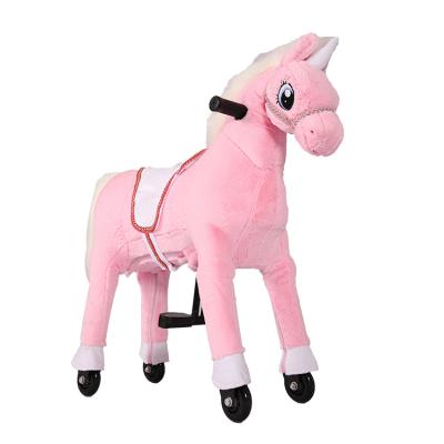 China Ride on Toy Battery and Coin Operated Plush Animal Riding Toys, Plush Toy Unicorn for Adult and Kids Riding for sale