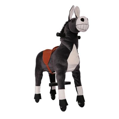 China Ride On Toy Kids Donkey Plush Rides On Toys Kids Ride The Pony for sale