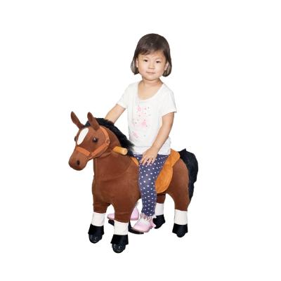 China Ride On Toy Animal Plush Riding Horse Toy Walking Children Ride On Toys for sale