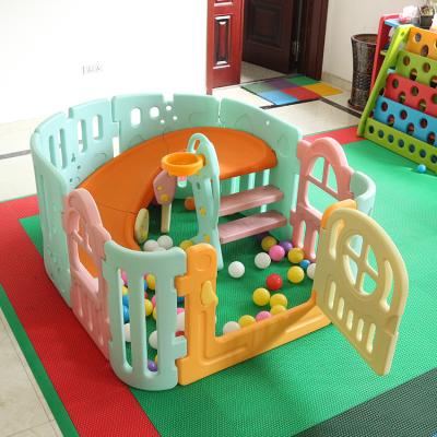 China Large Plastic Round Playpen Baby Safety Playpen for sale