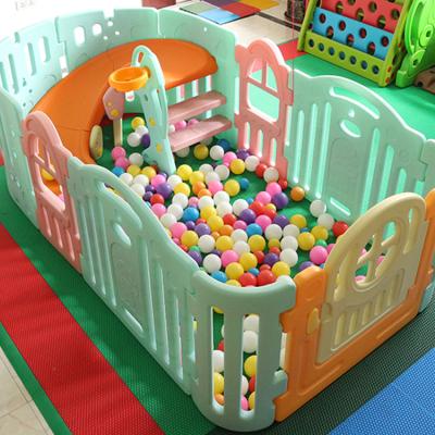 China New Design Plastic Modern Safety Kids Baby Indoor Plastic Playpen, Good Baby Playpen for sale