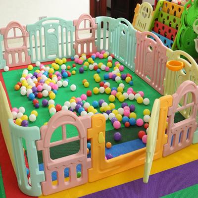 China Playground Plastic Equipment Portable Plastic Barrier With Slide for sale