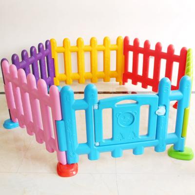 China Portable Baby Playpen Plastic Indoor Children's Plastic Area Fence for sale