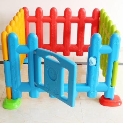 China Baby Playpen Plastic Colorful Indoor Playground Fence For Kids for sale