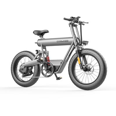 China Aluminum Alloy COSWHEEL Elektrikli Bisiklet Fat Suspension Electric Tire Mountainbike Electric Bike For Kids for sale