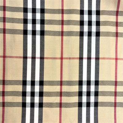 China Shaoxing A Grade Custom Shrink-Resistant Yarn Dyed Rib Stop Textiles Printed Stripe T-shirt Cotton Polyester Rayon Dress Fabric Fabric For Sale for sale