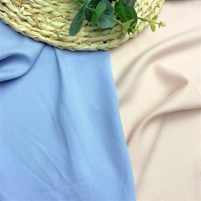 China Shaoxing E-TEX High Quality Textiles & Rayon Fabric 50 Meter 30S Viscous Rayon Challis Fabric For Women Dress for sale