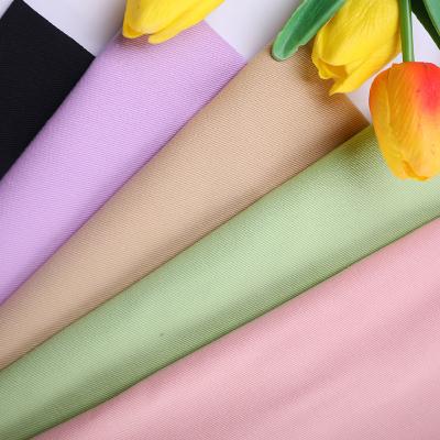 China Factory Price Soft Woven Cotton Fabric Solid Color Sueded Soft Hand Woven Brushed Feel Shirt Fabrics 100% Cotton Brushed Twill Fabric for sale