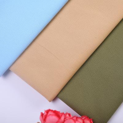 China Factory Price Soft Woven Cotton Fabric Solid Color Sueded Soft Hand Woven Brushed Feel Shirt Fabrics 100% Cotton Brushed Twill Fabric for sale