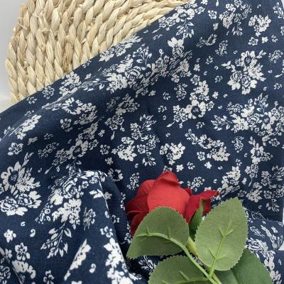 China Viable Wholesale High Quality Custom Cheap Cotton Linen Blend Fabric Patterns Rayon Linen Fabric French Floral Linen Fabric For Dress for sale