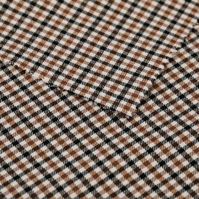 China Factory 2022 Shrink-Resistant Wholesale Price Clothes Jacquard CVC Solid Spandex Bengaline Yarn Dyed Checks Fabric Stretch Pants for sale