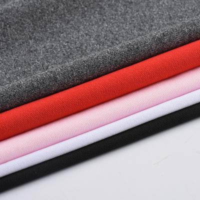 China Factory Sale 144F Polyester Hot Fuse Direct Milk Spandex 4 Way Stretch Fabric T-shirt Yoga Wear Sports Knitted Fabric for sale