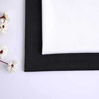 China 140 GSM Polyester 95% Polyester 95% Spandex Fabric Milk Silk Fabric Milk Silk Fabric Fusible Knitting Solid Fabric 140 GSM for sale