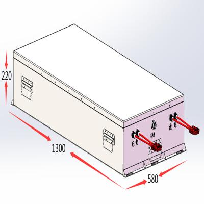 China Electric Vehicles Customization High Voltage 320V 80AH LiFePO4 Lithium Iron Phosphate Battery PACK For AGV for sale